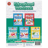 Illustrative workbook cover featuring engaging activities for young learners to master essential maths skills.