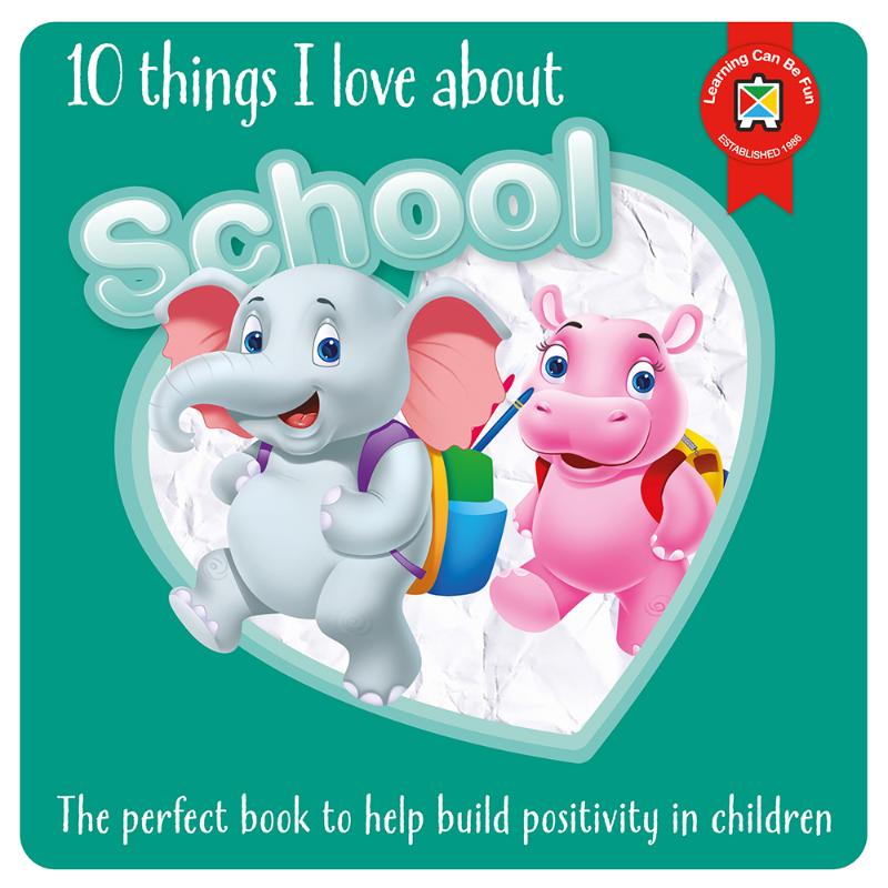 Vibrant board book for young children celebrating school life, friendship, and emotional growth through engaging illustrations.