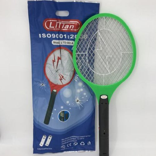 Set of 6 electric mosquito swatters designed to effortlessly zap insects with powerful electric grids for indoor and outdoor use.