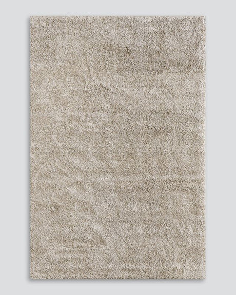 Stirling Floor Rug in Taupe/Black, 160x230cm, featuring a plush 30mm pile, perfect for enhancing modern and traditional spaces.