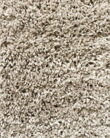 Stirling Floor Rug in Taupe/Black, 160x230cm, featuring a soft shaggy texture and durable design for modern homes.
