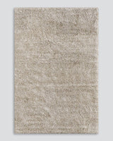 Shaggy almond floor rug, 200x290cm, soft polypropylene, perfect for enhancing modern and traditional spaces.