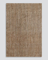 Handwoven 250x350cm natural jute rug, adding eco-friendly elegance and rustic charm to contemporary interiors.