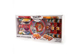 Prepara Taco Gift Set with vibrant taco holders, spoons, and bowl, perfect for easy taco nights and entertaining.