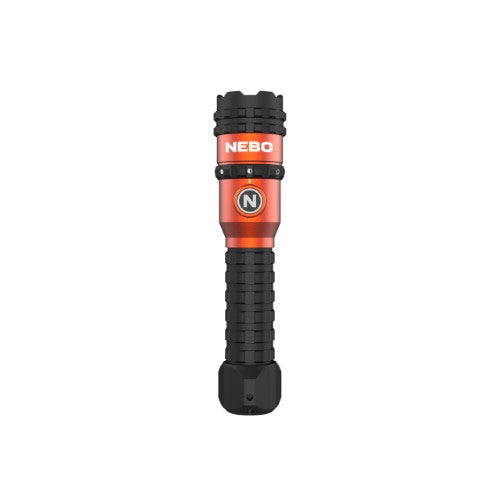 High-performance Nebo Master Series FL1500 flashlight with 1,500 lumens, magnetic base, waterproof, and ergonomic design.