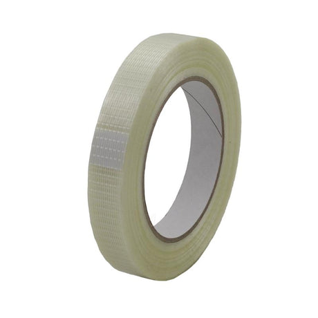 Sellotape 1305 Filament Tape, 12mmx45m, designed for heavy-duty bundling with high tensile strength and impact resistance.