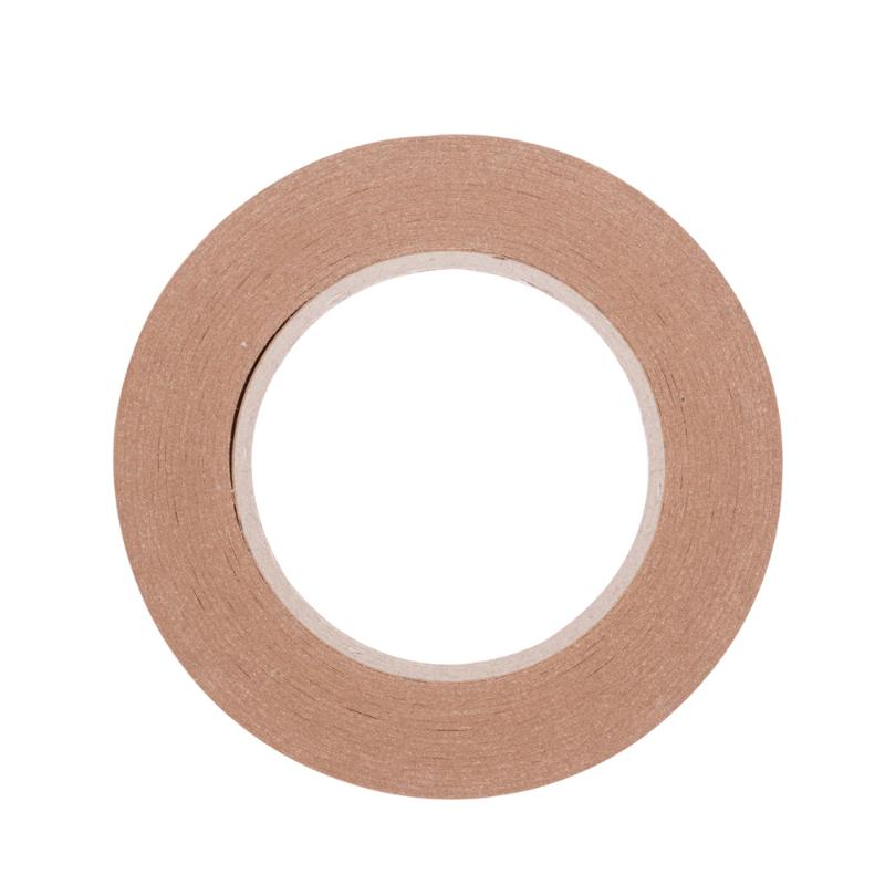 Kraft Paper Tape, 48mm x 50m, tan color for secure packaging and crafts, eco-friendly with strong adhesion.