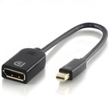 Alogic 15cm Mini DisplayPort to DisplayPort Adapter Male to Female with 4K Suppo