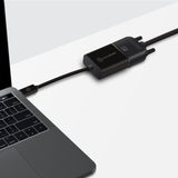 Alogic USB-C to DVI Adapter connects USB-C devices to DVI displays, delivering WQXGA 2560x1600 resolution for clear visuals.