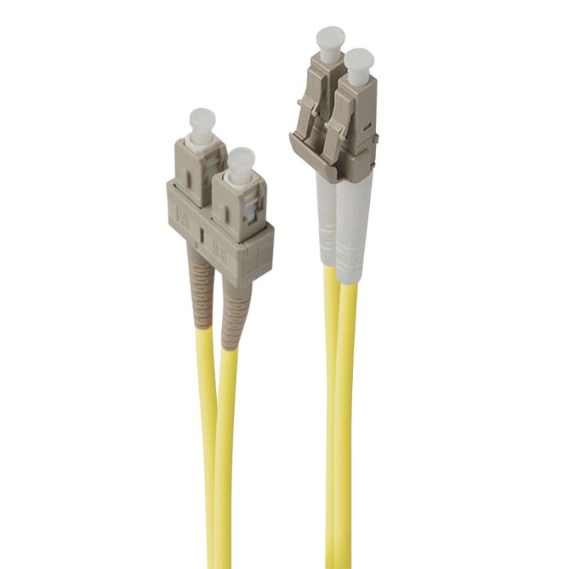 Alogic LC-SC Single Mode Duplex LSZH Fibre Cable 09/125 OS2-1m