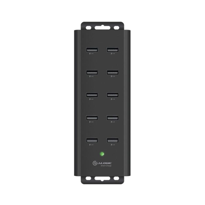 Alogic 10 Port USB Charger with Smart Charge - Prime Series