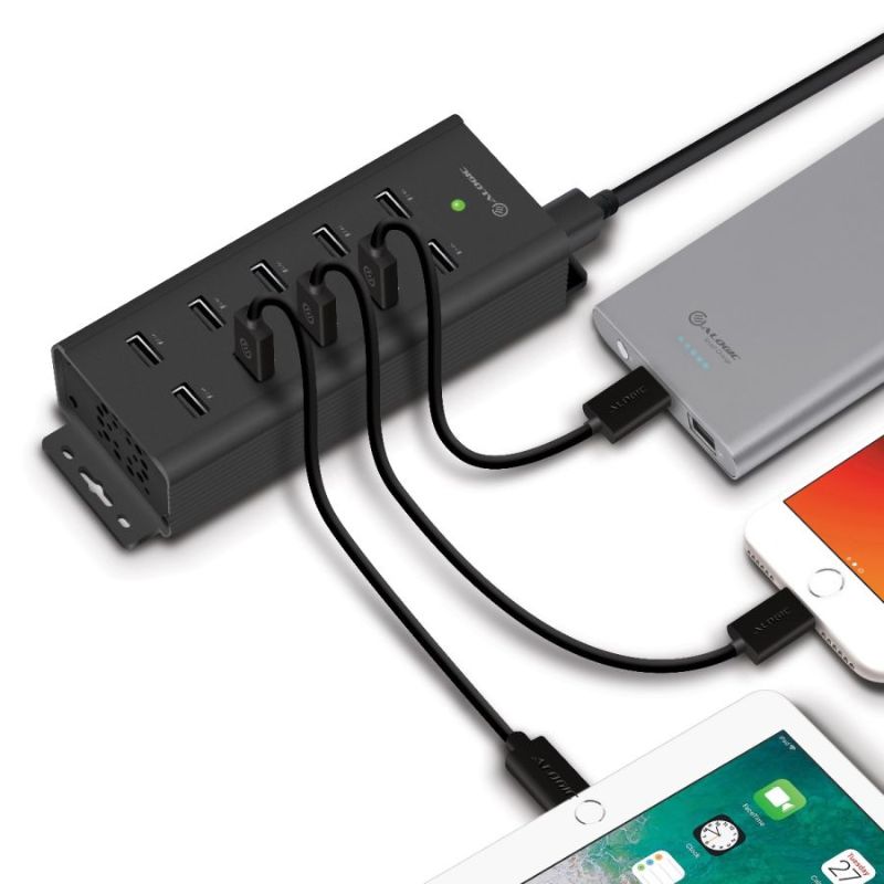 Alogic 10 Port USB Charger with Smart Charge - Prime Series