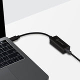 Alogic 10cm USB-C to Mini DisplayPort adapter, supports 4K2K resolution for vibrant visuals and seamless connectivity.