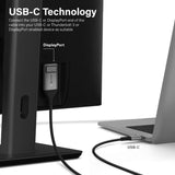 Alogic USB-C (Male) to DisplayPort (Male) Cable - Ultra Series - 4K 60Hz -Space