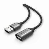 Alogic Ultra USB 2.0 extension cable, 1m long, connects USB-A devices with durability and flexibility for seamless data transfer.