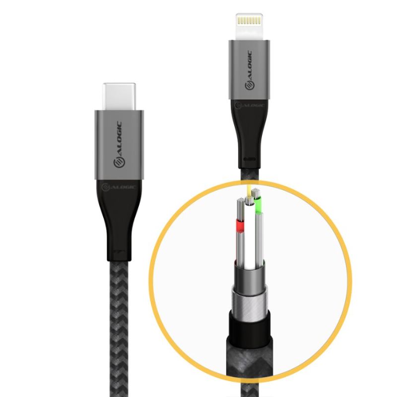 Alogic SUPER Ultra USB-C to Lightning Cable – 1.5m