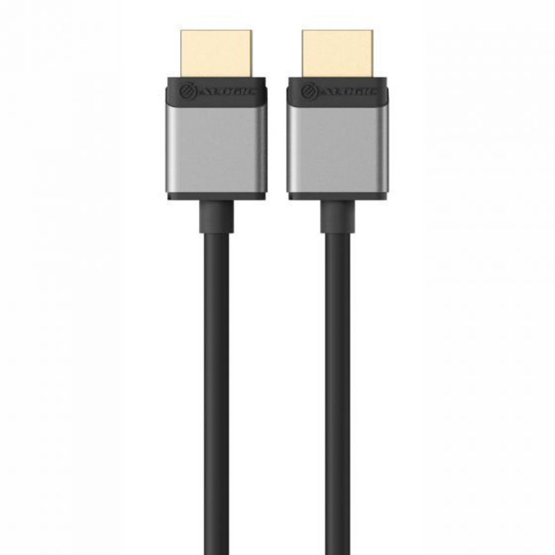 Alogic Slim Super Ultra 8K HDMI to HDMI Cable – Male to Male - Space Grey - 2m