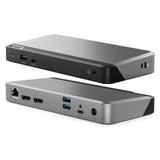 Alogic MX2 USB-C Dual Display DP Alt. Mode Docking Station â€“ With 65W Power De