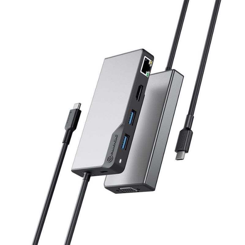 Alogic USB-C Fusion MAX 6-in-1 Hub V2 with HDMI 4K, USB-C PD, and USB 3.0 for seamless device connectivity and rapid data transfer.