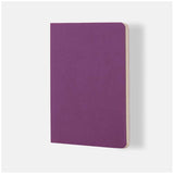 Lilac Ciak Mate 12 x 17 cm lined notebook featuring a soft vegan-friendly cover and 64 creamy pages for comfortable writing.