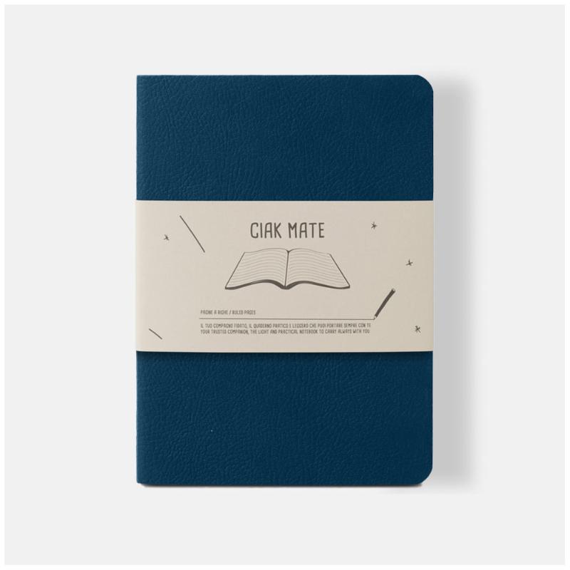 Ciak Mate 12 x 17 cm Lined Notebook Blue