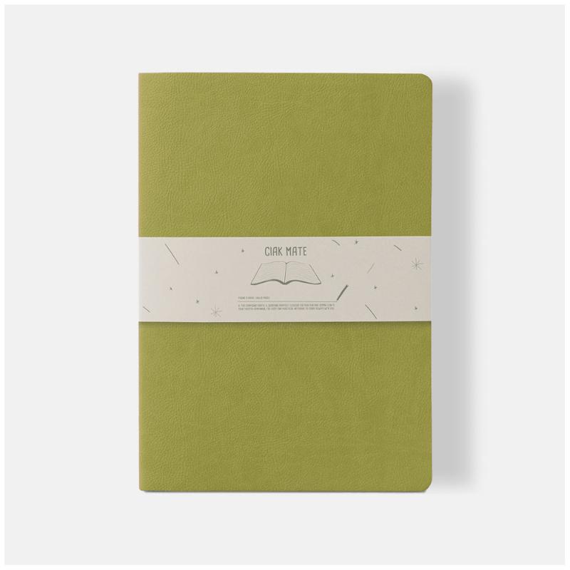 Ciak Mate A4 Lined Notebook Lime