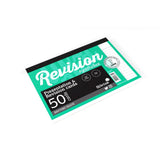 Luxpad Revision Card Pad with 50 ruled white cards (6x4 inches) for organized notes and effective presentations.