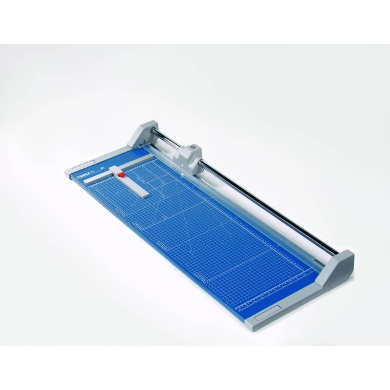 Dahle 554 A2 Metal Trimmer with 720mm cutting length, safety features, and precise blade for professional crafting and trimming.