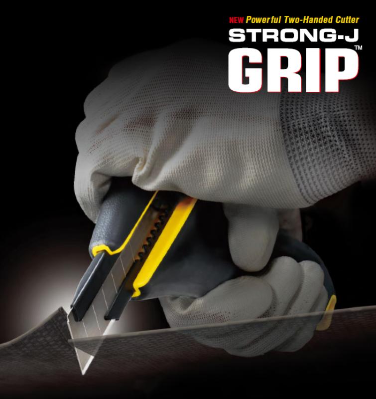 Tajima Strong Grip 22mm Slide Lock Cutter featuring a durable stainless steel blade sleeve and ergonomic non-slip handle.