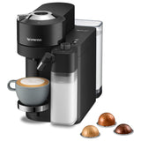 Nespresso De'Longhi Vertuo Lattissima machine in sleek black, perfect for effortless espresso, cappuccino, and latte creation.