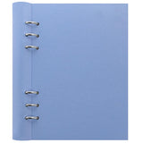 Filofax Clipbook A5 in Vista Blue, featuring a durable leather-look cover, versatile layout, and extensive organizational sheets.