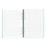 Filofax Clipbook A5 in Duck Egg color, featuring a leather-look cover, flexible pages, and convenient storage for accessories.