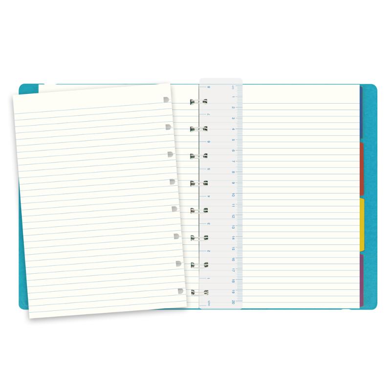 Filofax Notebook A5 Aqua Lined