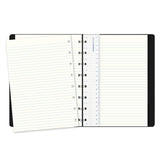 Elegant A5 Filofax notebook with a marble design, lined pages, twin wire spine, and customizable features for stylish note-taking.