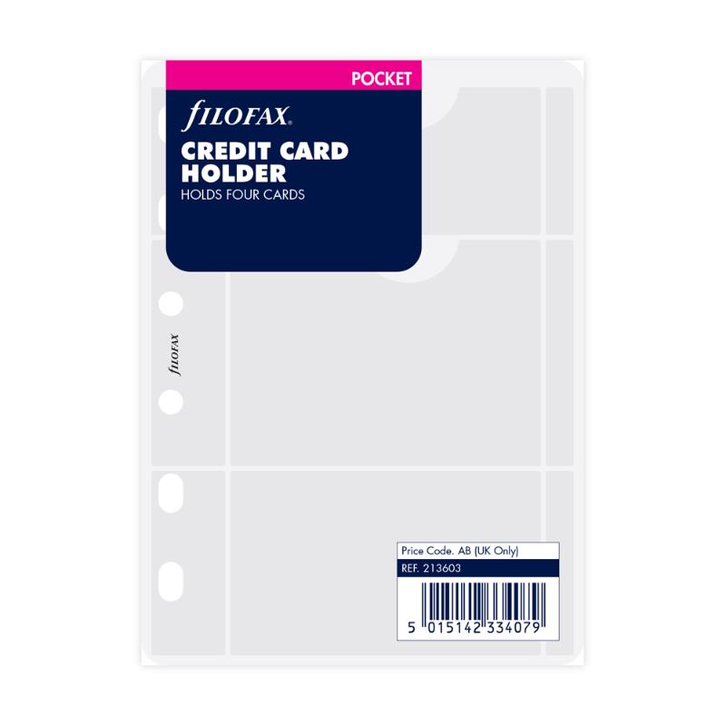 Filofax Pocket Credit Card Holder Refill
