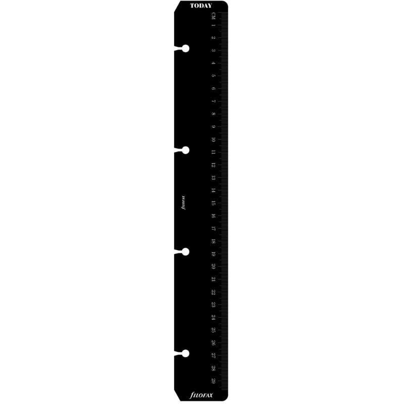 Filofax A4 Ruler/Page Marker Black