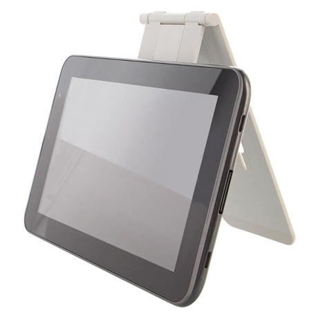 Filofax Enitab360 tablet holder with micro-suction technology, offering 360-degree rotation and multiple viewing angles.