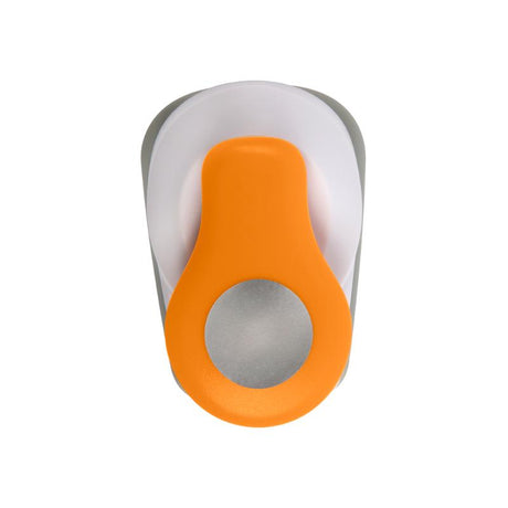 Fiskars 1 inch Circle Punch, lever-driven for easy crafting, features a confetti catcher for mess-free circle cutouts.