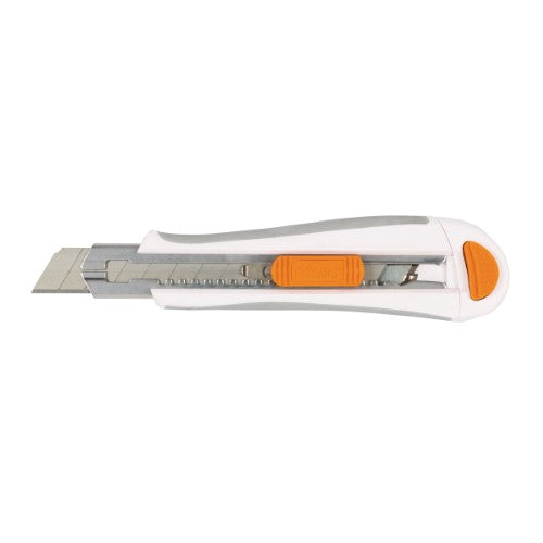 Fiskars Softgrip Snap Off Utility Knife with ergonomic handle, snap-off blade for quick refresh, ideal for crafting and DIY tasks.