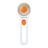 Fiskars Rotary Edger 45mm: lightweight crafting tool with premium blade for precise, decorative edges on various materials.