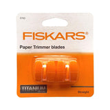 Fiskars Blade High Profile Triple Track Titanium with titanium coating, high-profile grips, compatible with TripleTrack trimmers.