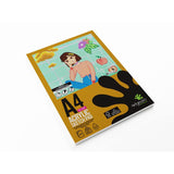 Artgecko Pro Acrylic Sketchpad A4 with 20 sheets of 240gsm white, textured paper, ideal for acrylics and sustainable art.