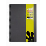 Artgecko Shady Sketchbook A3 features 40 sheets of 200gsm black toned card, perfect for artists and creative projects.