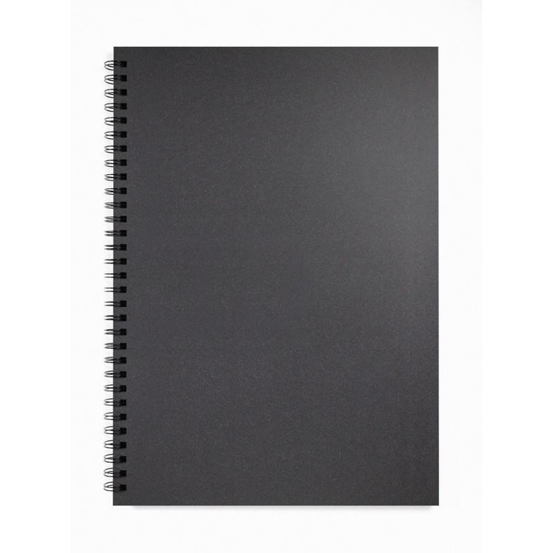 Artgecko Shady Sketchbook A3 with 80 pages of 200gsm black toned card, perfect for artists and creative projects.