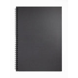 Artgecko Shady Sketchbook A3 with 80 pages of 200gsm black toned card, perfect for artists and creative projects.