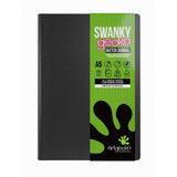 Artgecko Swanky Sketch Journal A5 with 124 pages of premium 150gsm white paper, perfect for all art media and eco-friendly.