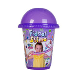 Vibrant Fidget Slime Set of 9 in slushie containers, perfect for sensory play, stress relief, and creative fun for all ages.