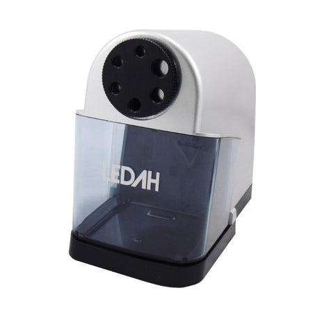 Ledah 11333 Electric Pencil Sharpener with auto stop, designed for precise sharpening of pencils up to 11mm diameter.