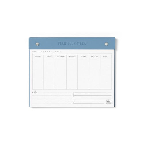 Letts Undated Weekly Planner 250x200mm Conscious Ocean