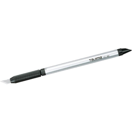 Tajima LC101 9mm Art Knife with ergonomic grip and 9 precision blades for detailed cutting in various materials.
